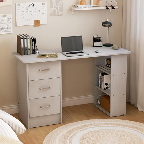 Inch white computer desk - computer,